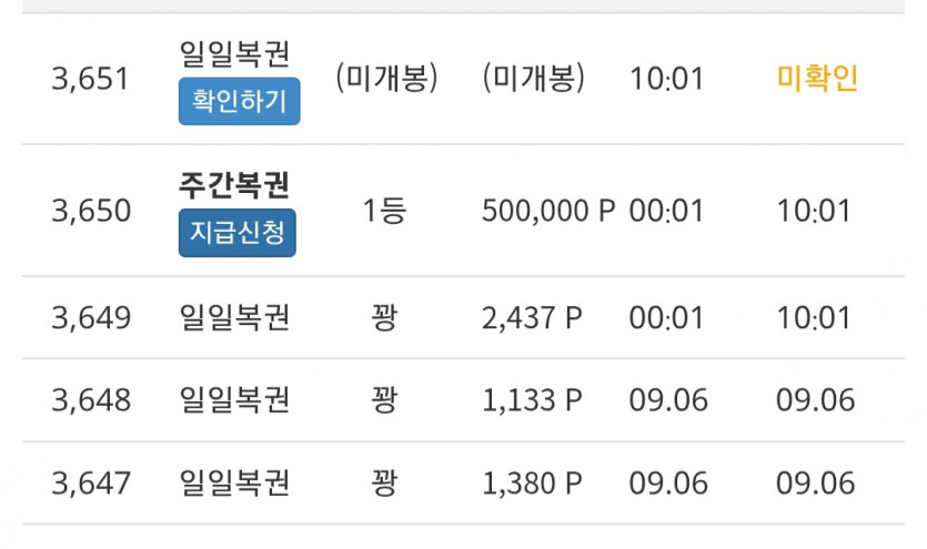 주복 1등 ㅅㅅㅅ