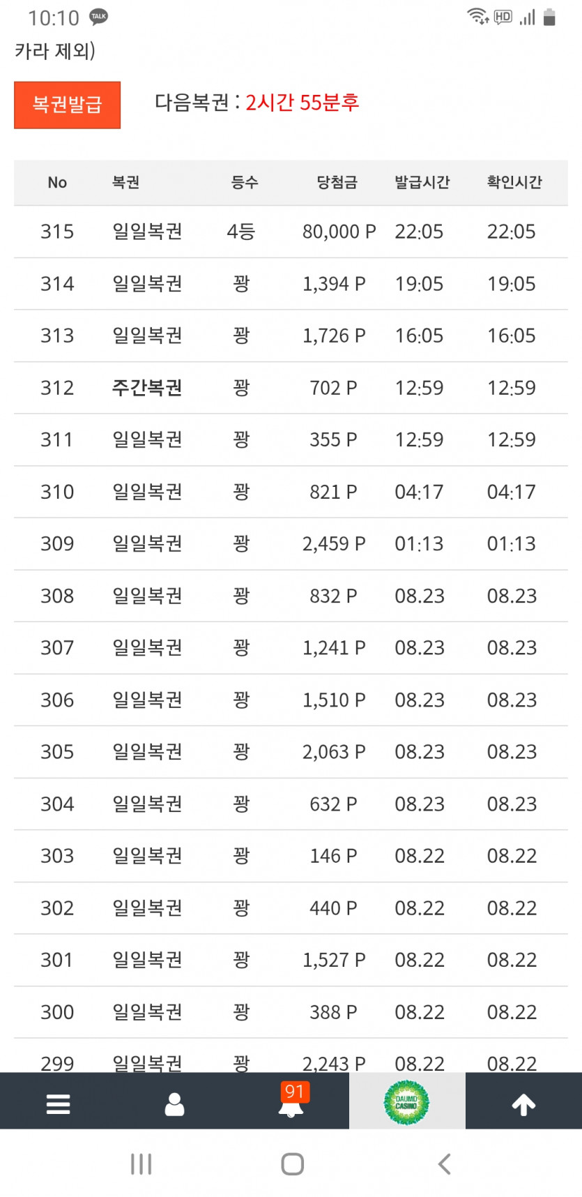간만에4보기