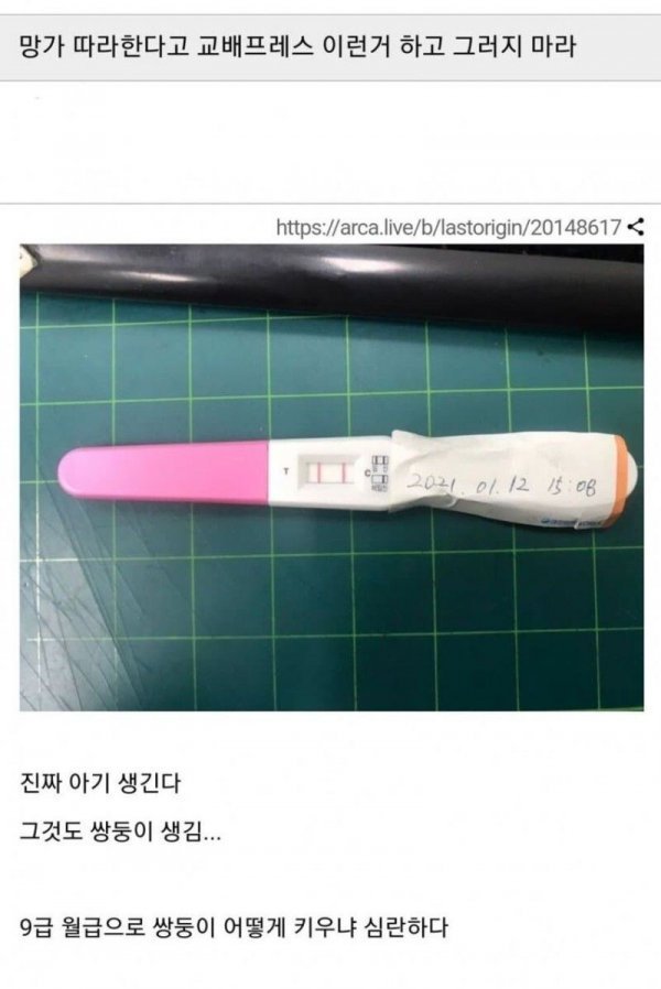 망가 따라한 커플의 최후