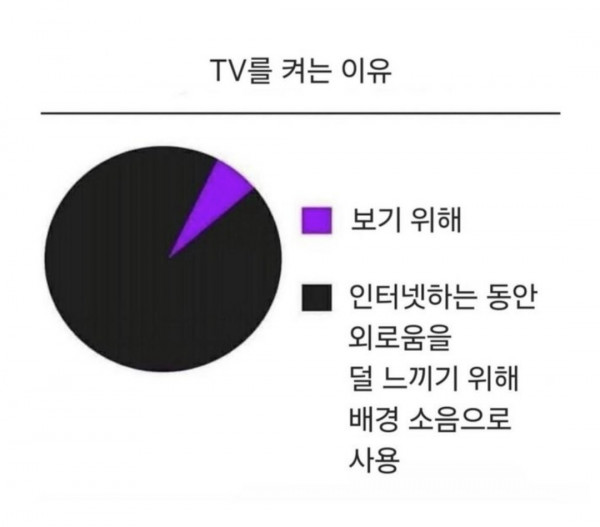 TV켜는 이유