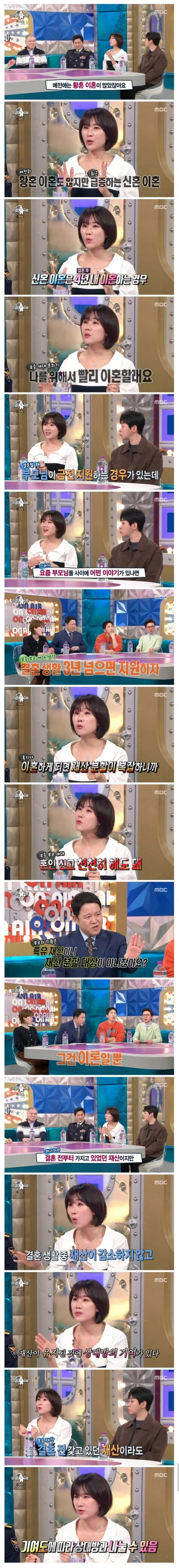 최근에 급증하고 있다는 신혼 이혼